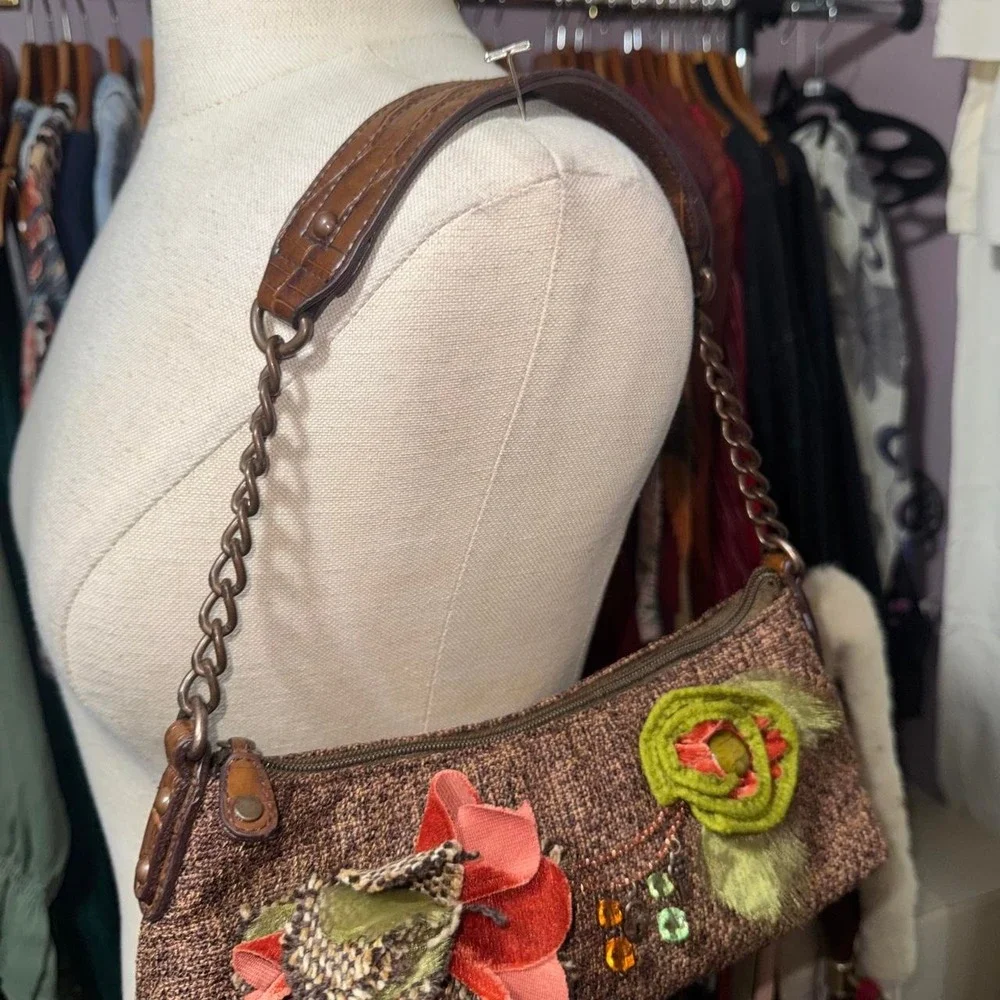 Y2K Floral Shoulder Bag Purse